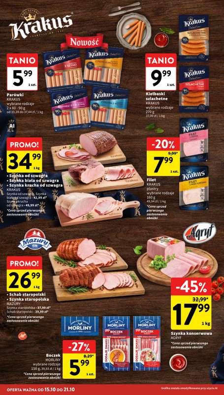 Intermarche - gazetka promocyjna Gazetka od czwartku 15.10 do środy 21.10 - strona 16