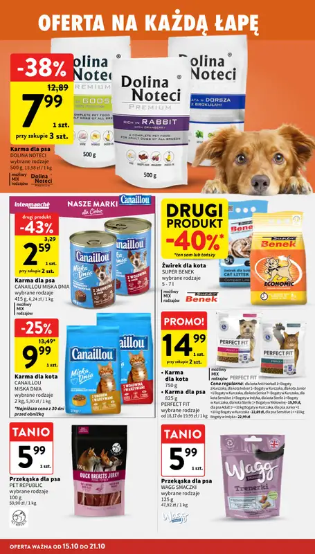 Intermarche - gazetka promocyjna Gazetka od czwartku 15.10 do środy 21.10 - strona 38