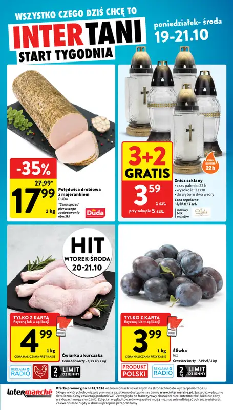 Intermarche - gazetka promocyjna Gazetka od czwartku 15.10 do środy 21.10 - strona 44