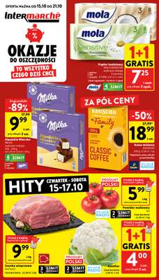 Intermarche - gazetka promocyjna Gazetka od czwartku 15.10 do środy 21.10