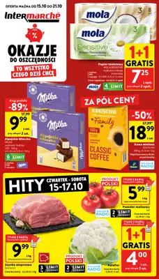 Intermarche - gazetka promocyjna Gazetka od czwartku 15.10 do środy 21.10