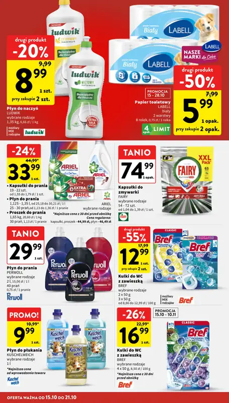 Intermarche - gazetka promocyjna Gazetka od czwartku 15.10 do środy 21.10 - strona 36
