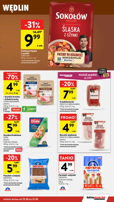 Intermarche - gazetka promocyjna Gazetka od czwartku 15.10 do środy 21.10 - strona 15