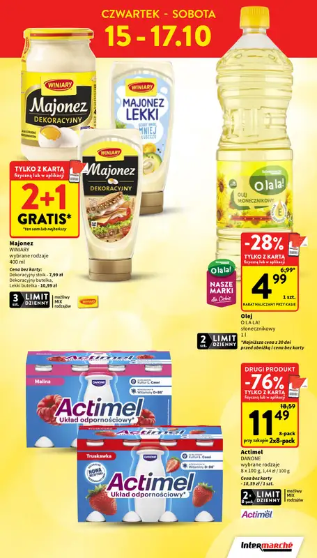 Intermarche - gazetka promocyjna Gazetka od czwartku 15.10 do środy 21.10 - strona 3