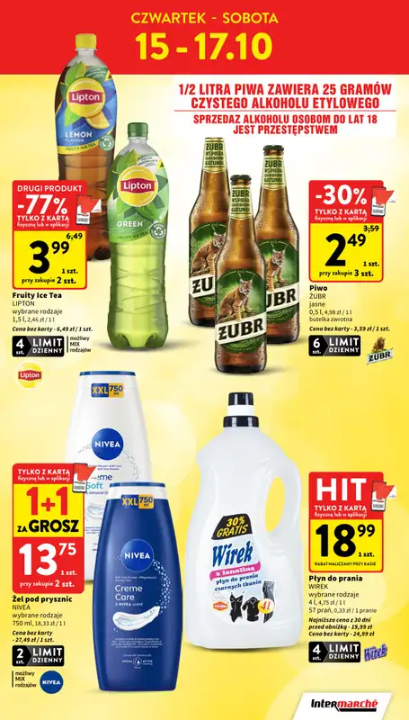 Intermarche - gazetka promocyjna Gazetka od czwartku 15.10 do środy 21.10 - strona 5
