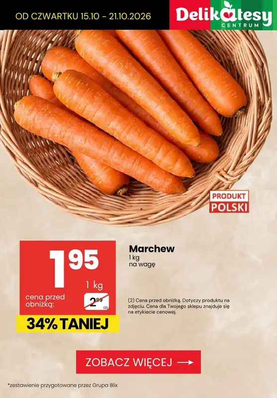 Delikatesy Centrum - gazetka promocyjna Najlepsze promocje do -42% od czwartku 15.10 do środy 21.10 - strona 6