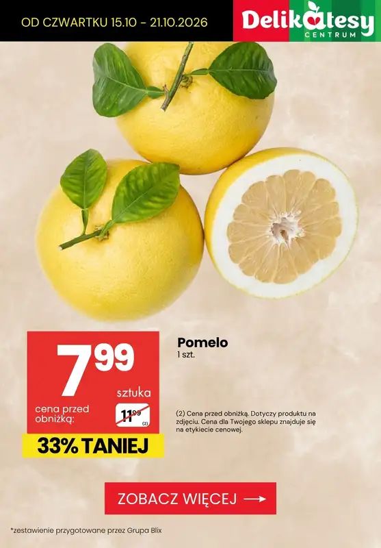 Delikatesy Centrum - gazetka promocyjna Najlepsze promocje do -42% od czwartku 15.10 do środy 21.10 - strona 7