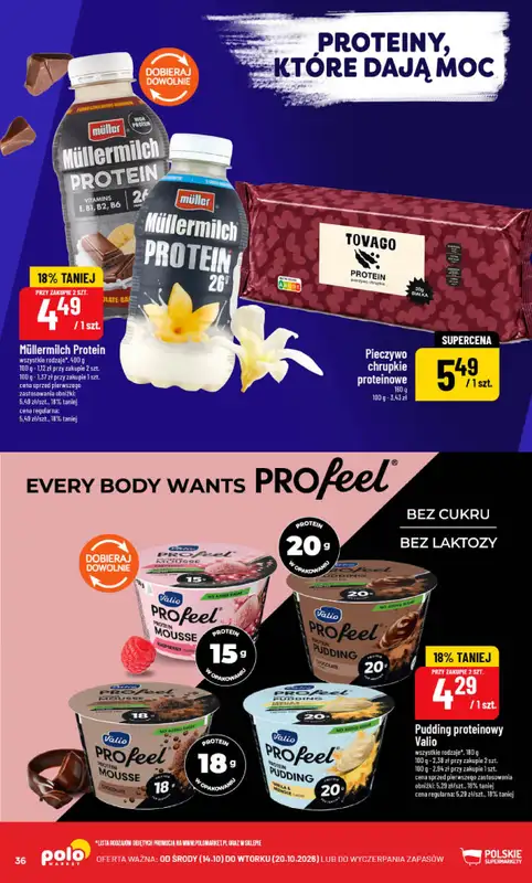 POLOmarket - gazetka promocyjna Gazetka od środy 14.10 do wtorku 20.10 - strona 36