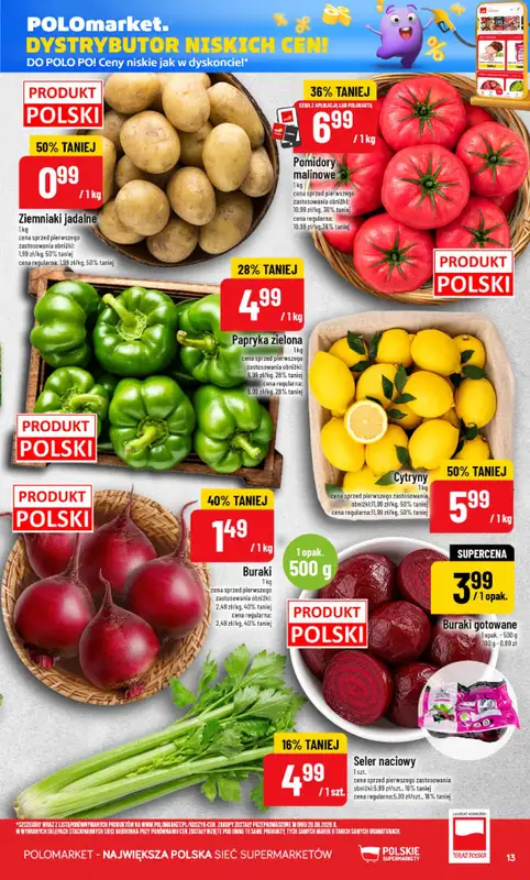 POLOmarket - gazetka promocyjna Gazetka od środy 14.10 do wtorku 20.10 - strona 13