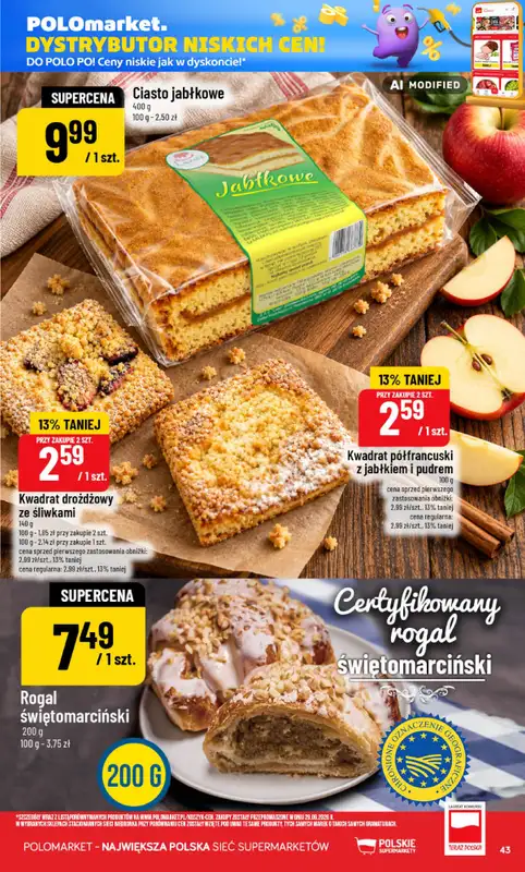 POLOmarket - gazetka promocyjna Gazetka od środy 14.10 do wtorku 20.10 - strona 43