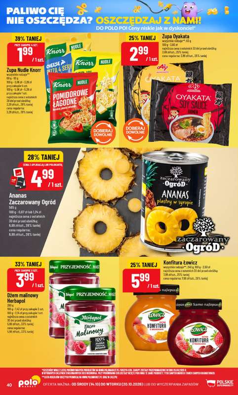 POLOmarket - gazetka promocyjna Gazetka od środy 14.10 do wtorku 20.10 - strona 40