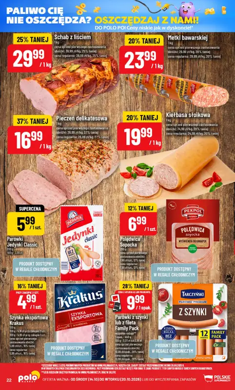 POLOmarket - gazetka promocyjna Gazetka od środy 14.10 do wtorku 20.10 - strona 22