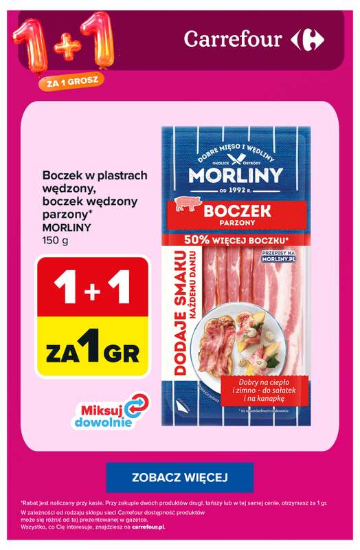 Carrefour - gazetka promocyjna OFERTY 1+1 za 1 grosz! od wtorku 13.10 do soboty 17.10 - strona 5