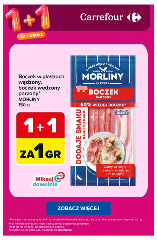 Carrefour - gazetka promocyjna OFERTY 1+1 za 1 grosz! od wtorku 13.10 do soboty 17.10 - strona 5