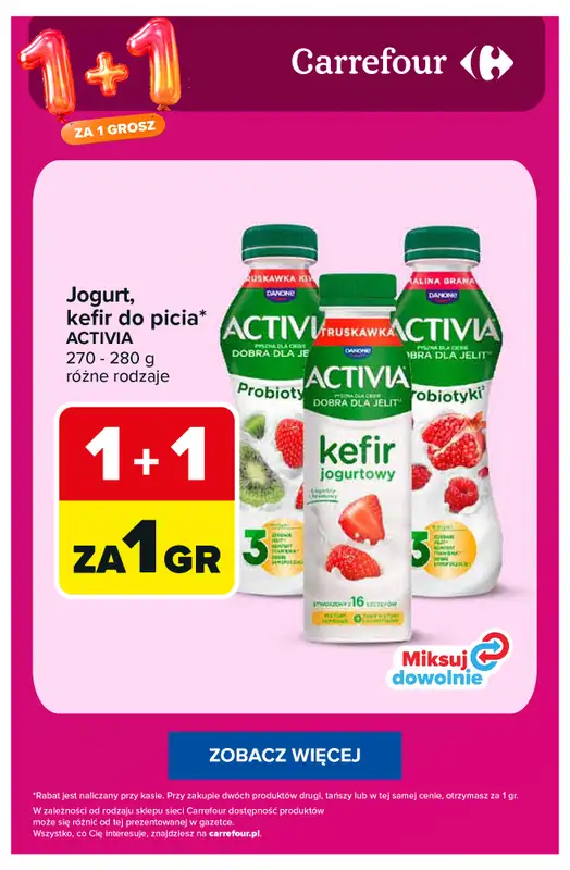 Carrefour - gazetka promocyjna OFERTY 1+1 za 1 grosz! od wtorku 13.10 do soboty 17.10 - strona 8