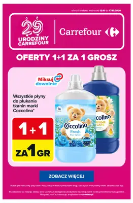 Carrefour - gazetka promocyjna OFERTY 1+1 za 1 grosz! od wtorku 13.10 do soboty 17.10