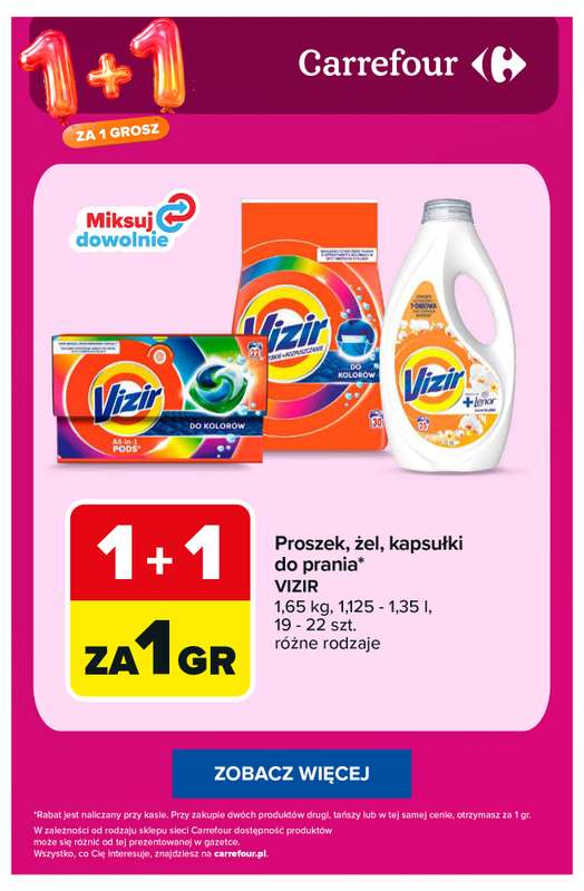 Carrefour - gazetka promocyjna OFERTY 1+1 za 1 grosz! od wtorku 13.10 do soboty 17.10 - strona 6