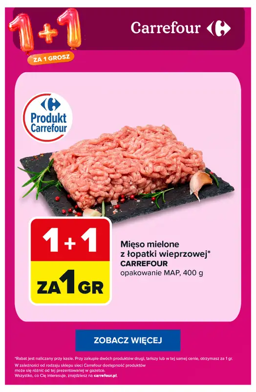 Carrefour - gazetka promocyjna OFERTY 1+1 za 1 grosz! od wtorku 13.10 do soboty 17.10 - strona 4