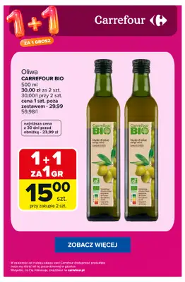 Carrefour - gazetka promocyjna OFERTY 1+1 za 1 grosz! od wtorku 13.10 do soboty 17.10 - strona 3