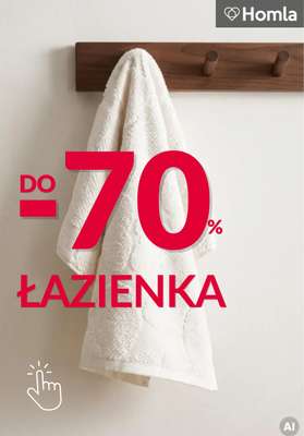 Homla - gazetka promocyjna Do -70% produkty do łazienki od środy 14.10 