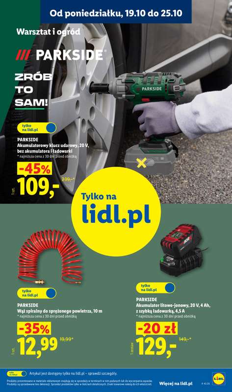 Lidl - gazetka promocyjna Katalog od poniedziałku 19.10 do soboty 24.10 - strona 21