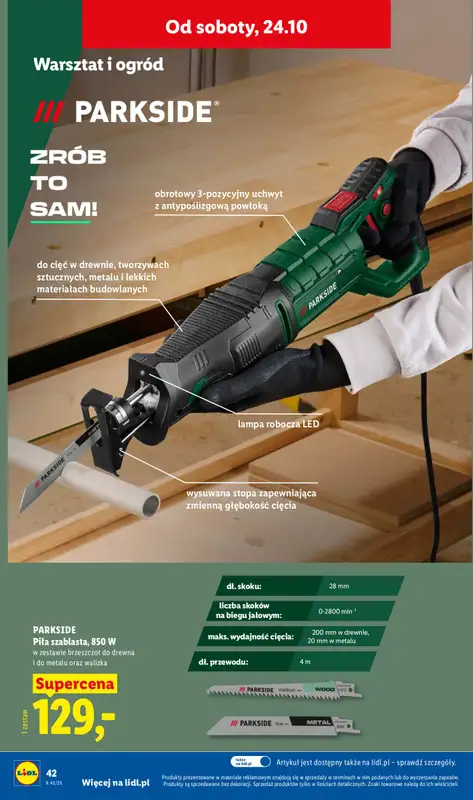 Lidl - gazetka promocyjna Katalog od poniedziałku 19.10 do soboty 24.10 - strona 52