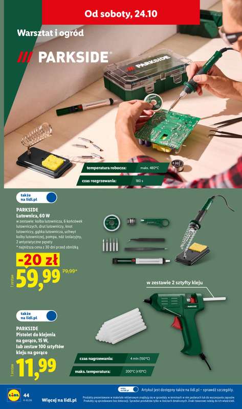 Lidl - gazetka promocyjna Katalog od poniedziałku 19.10 do soboty 24.10 - strona 54