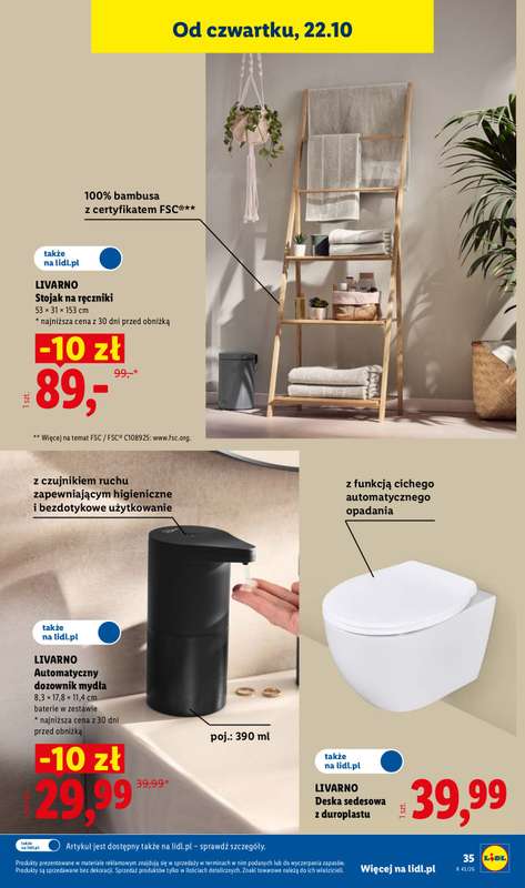 Lidl - gazetka promocyjna Katalog od poniedziałku 19.10 do soboty 24.10 - strona 45