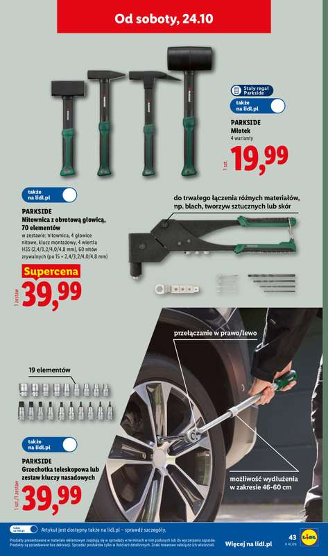 Lidl - gazetka promocyjna Katalog od poniedziałku 19.10 do soboty 24.10 - strona 53