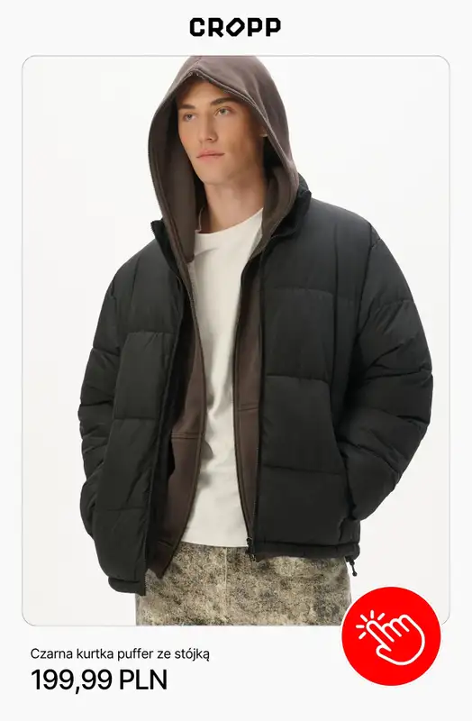 Cropp - gazetka promocyjna Kurtki puffer męskie od środy 14.10  - strona 5