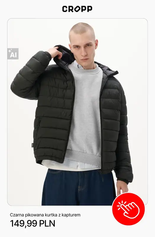 Cropp - gazetka promocyjna Kurtki puffer męskie od środy 14.10  - strona 2