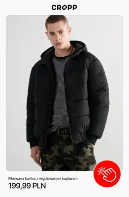 Cropp - gazetka promocyjna Kurtki puffer męskie od środy 14.10  - strona 9