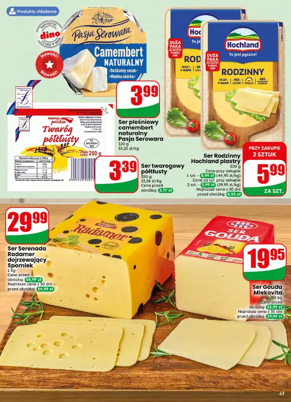 Dino - gazetka promocyjna Gazetka 42 / 2026 od środy 14.10 do wtorku 20.10 - strona 43