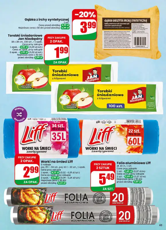 Dino - gazetka promocyjna Gazetka 42 / 2026 od środy 14.10 do wtorku 20.10 - strona 65