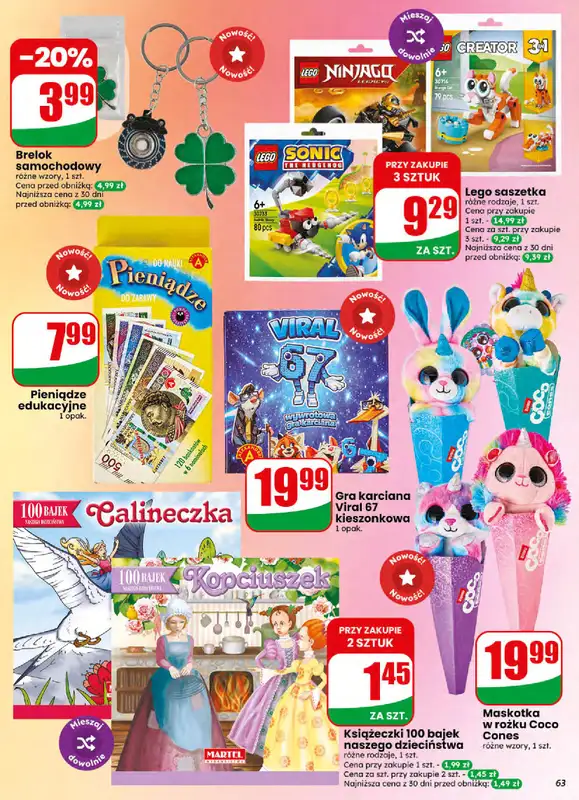 Dino - gazetka promocyjna Gazetka 42 / 2026 od środy 14.10 do wtorku 20.10 - strona 63
