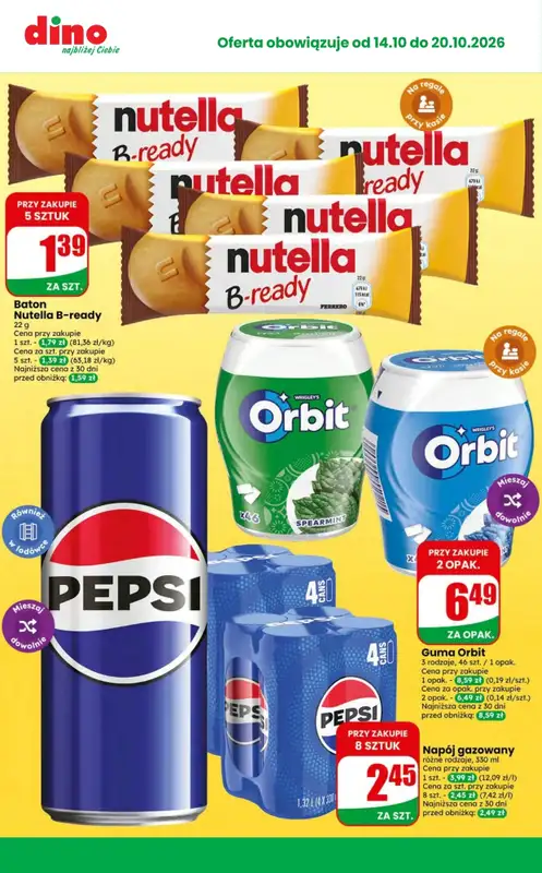 Dino - gazetka promocyjna MEGA promocje! od środy 14.10 do wtorku 20.10 - strona 7