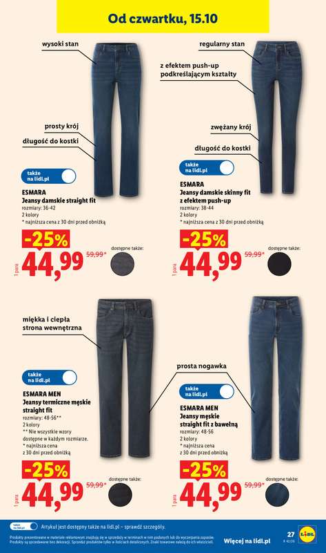 Lidl - gazetka promocyjna Katalog od poniedziałku 12.10 do soboty 24.10 - strona 35