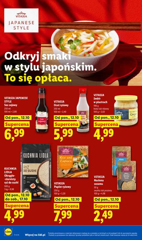 Lidl - gazetka promocyjna Od poniedziałku od poniedziałku 12.10 do środy 14.10 - strona 66