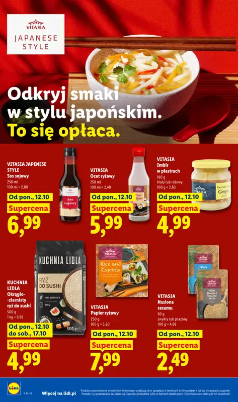 Lidl - gazetka promocyjna Od poniedziałku od poniedziałku 12.10 do środy 14.10 - strona 66