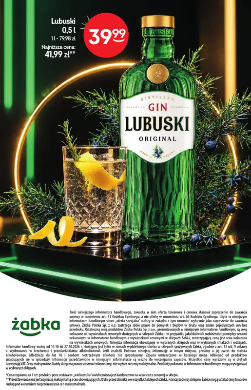 Żabka - gazetka promocyjna Katalog alkoholi od środy 14.10 do wtorku 27.10 - strona 16