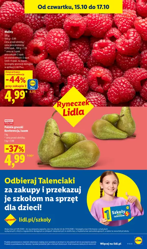 Lidl - gazetka promocyjna Oferta od czwartku od czwartku 15.10 do soboty 17.10 - strona 51