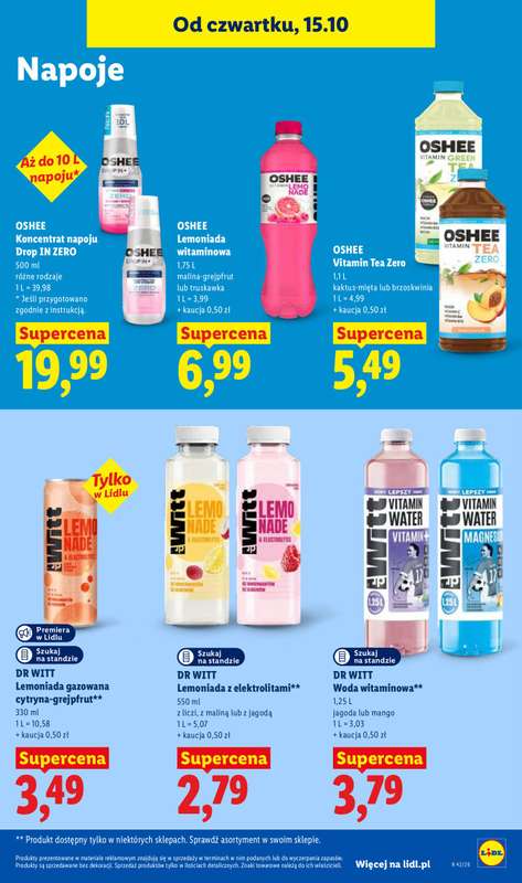 Lidl - gazetka promocyjna Oferta od czwartku od czwartku 15.10 do soboty 17.10 - strona 97