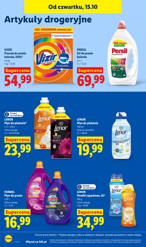 Lidl - gazetka promocyjna Oferta od czwartku od czwartku 15.10 do soboty 17.10 - strona 112