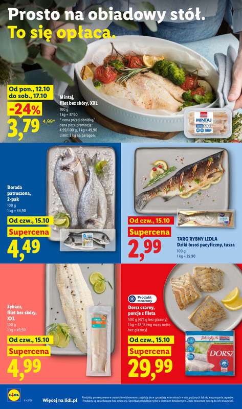 Lidl - gazetka promocyjna Oferta od czwartku od czwartku 15.10 do soboty 17.10 - strona 74