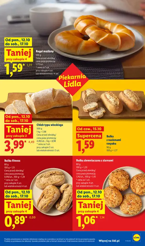 Lidl - gazetka promocyjna Oferta od czwartku od czwartku 15.10 do soboty 17.10 - strona 63