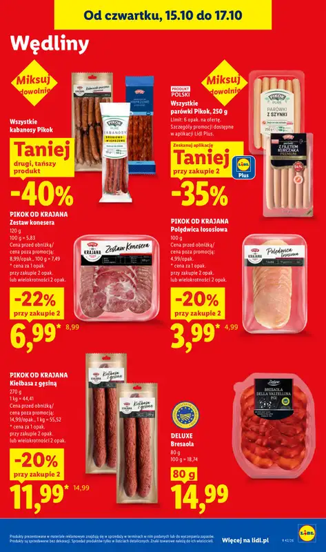 Lidl - gazetka promocyjna Oferta od czwartku od czwartku 15.10 do soboty 17.10 - strona 71