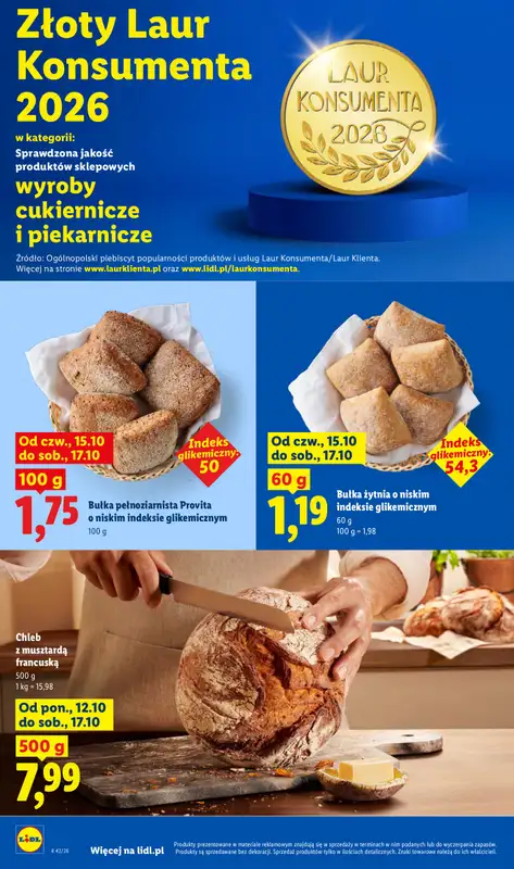 Lidl - gazetka promocyjna Oferta od czwartku od czwartku 15.10 do soboty 17.10 - strona 62