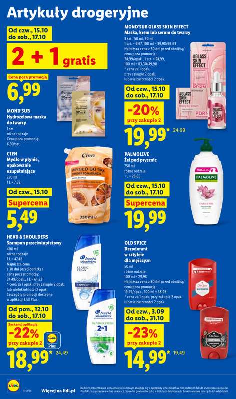 Lidl - gazetka promocyjna Oferta od czwartku od czwartku 15.10 do soboty 17.10 - strona 110