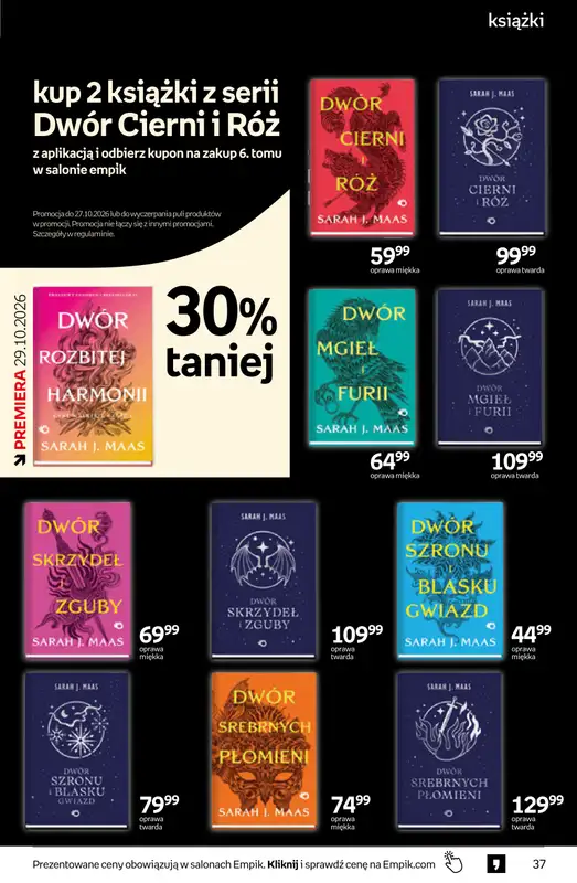 Empik - gazetka promocyjna Tom kultury: książki od środy 14.10 do wtorku 27.10 - strona 37