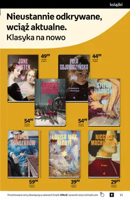 Empik - gazetka promocyjna Tom kultury: książki od środy 14.10 do wtorku 27.10 - strona 21